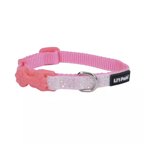 Li'l Pals® Adjustable Dog Collar with Glitter Overlay Product image
